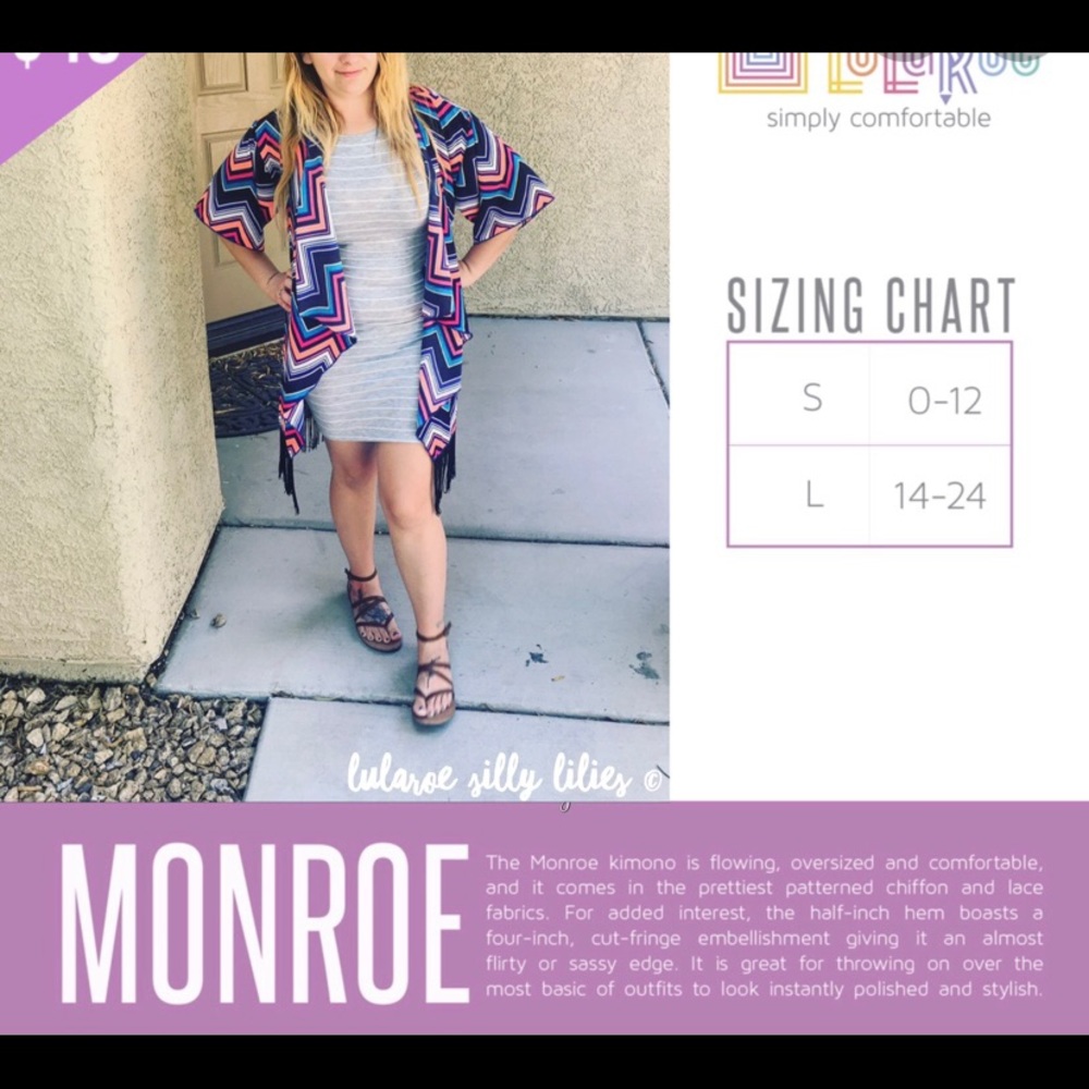 💕Lularoe Zebra Print Monroe - Picture 4 of 4